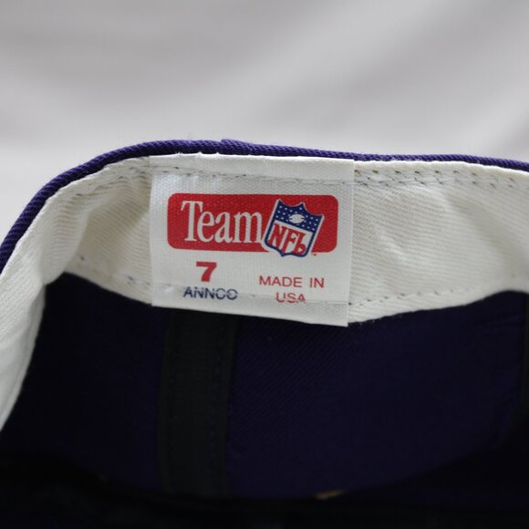 Minnesota Vikings Hat (VTG) - Classic Logo by Annco - Fitted Size 7 - Picture 9 of 9